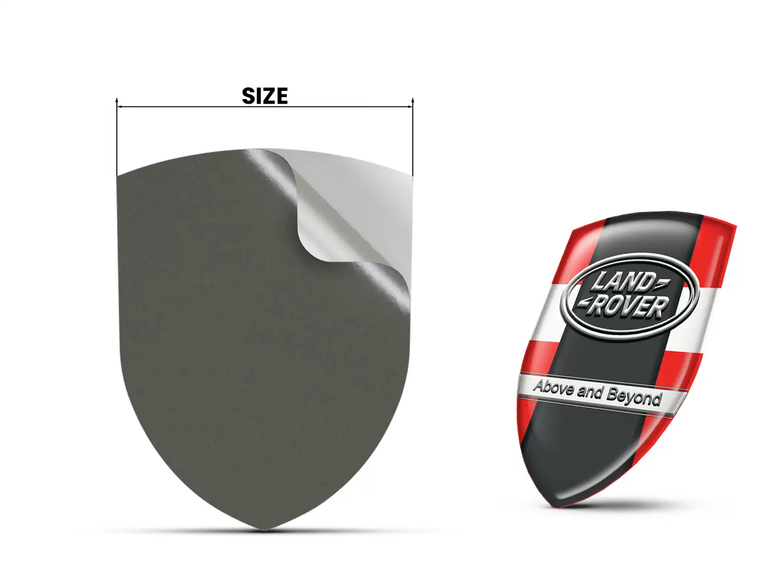 Land Rover Heckscheibenaufkleber Premium Modern Hochwertig